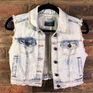 NWOT Zara beautiful dyed denim vest